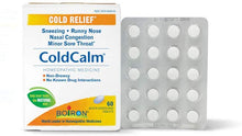 Load image into Gallery viewer, Boiron Coldcalm, 60 Tablets, Homeopathic Medicine for Cold Relief