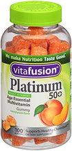 Load image into Gallery viewer, Vitafusion Platinum 50+ Gummy Multivitamins, 100 Count