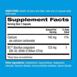 Daily Probiotic Capsule - Digestive Advantage (50 count in a box), Survives 100x Better Than Regular 50 Billion CFU, Lessen Minor Abdominal Discomfort, Bloating & Occasional Diarrhea