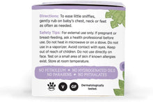 Load image into Gallery viewer, Maty&#39;s All Natural Baby Chest Rub 1.5 Ounce, Eases Congestion &amp; Soothes to Sleep