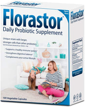 Load image into Gallery viewer, Florastor Daily Probiotic Supplement for Men &amp; Women, 250 mg, 100 Capsules