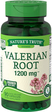 Load image into Gallery viewer, Nature&#39;s Truth Valerian Root 1200 mg Supplement, 90 Count