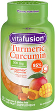 Load image into Gallery viewer, Vitafusion Turmeric Curcumin Gummy Supplement, 60 Count