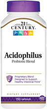 Load image into Gallery viewer, 21st Century Acidophilus Probiotic Blend Capsules, 150 Count