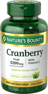 Nature's Bounty Cranberry with Vitamin C 4200 mg