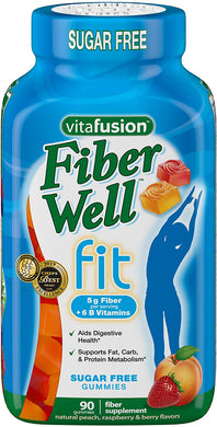 Vitafusion Fiber Well Fit Gummies Supplement, 90 Count