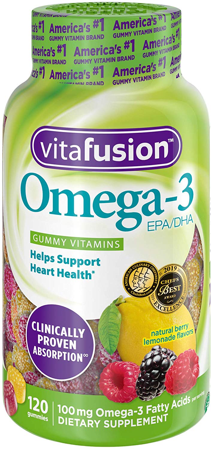 Vitafusion Omega 3 Gummies, 120 Count