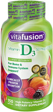 Load image into Gallery viewer, Vitafusion Vitamin D3 Gummy Vitamins, 150 Count