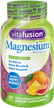 Load image into Gallery viewer, Vitafusion Magnesium Gummy Supplement Citrus 60 Count