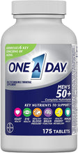 Load image into Gallery viewer, One A Day Men’s 50+ Healthy Advantage Multivitamin, Supplement with Vitamins A, C, E, B6, B12, Calcium and Vitamin D, 175 Count