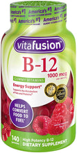 Load image into Gallery viewer, Vitafusion Vitamin B-12 1000 mcg Gummy Supplement, 140 Count