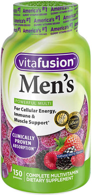 Vitafusion Men's Gummy Vitamins, 150 Count Multivitamin for Men