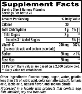 Vitafusion Power C Gummy Vitamins, 150 Count Vitamin C Gummies, Absolutely Orange