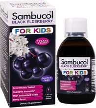 Load image into Gallery viewer, Sambucol Black Elderberry Syrup for Kids, 7.8 Fluid Ounce