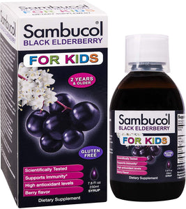 Sambucol Black Elderberry Syrup for Kids, 7.8 Fluid Ounce