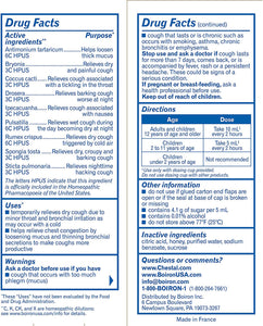 Boiron Chestal Honey Adult Cough Syrup, 6.7 Fl Oz (Pack of 1), Homeopathic Medicine for Cough and Chest Congestion