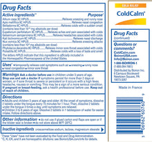 Load image into Gallery viewer, Boiron Coldcalm, 60 Tablets, Homeopathic Medicine for Cold Relief