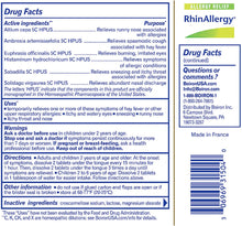 Load image into Gallery viewer, Boiron Rhinallergy Homeopathic Medicine for Allergy Relief, 60 Count